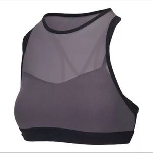 NWT Diadora Lux Collection ‘Sarah’ luxe bra Black Rabbit Size L